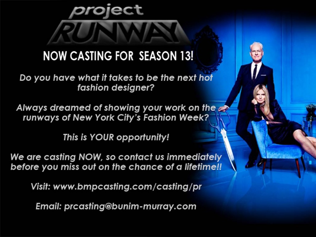 Project Runway Now Casting! Fashion Denver