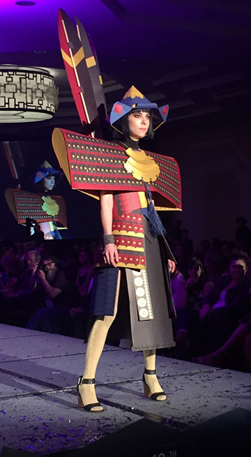 Denver-Art-Museum_Paper-Samurai-Dress_Runway_Minika-Ko